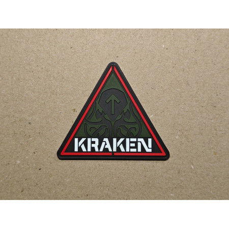 Шеврон ПВХ спецпідрозділ "KRAKEN" (КРАКЕН) Гумовий шеврон спецпідрозділу Кракен (AN-12-182-11)